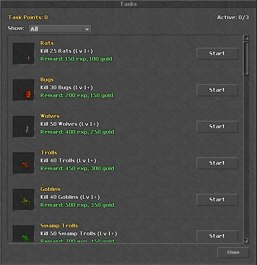 The KrovOt Task window